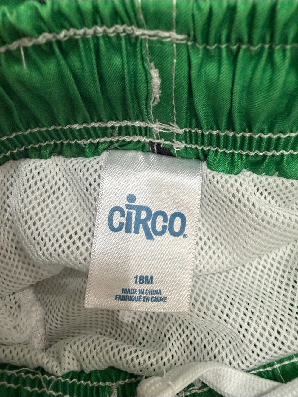 Circo,Green Anchor Print Kids Swim Shorts